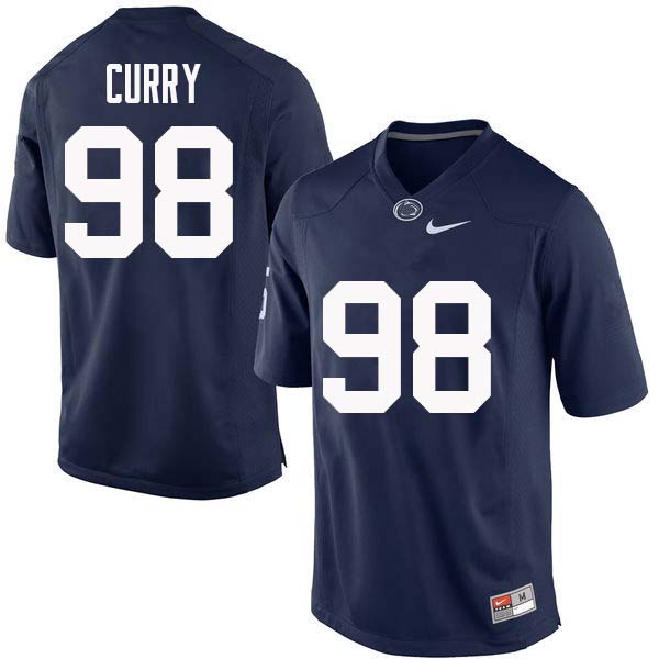 NCAA Nike Men's Penn State Nittany Lions Mike Curry #98 College Football Authentic Navy Stitched Jersey FOQ8298HQ